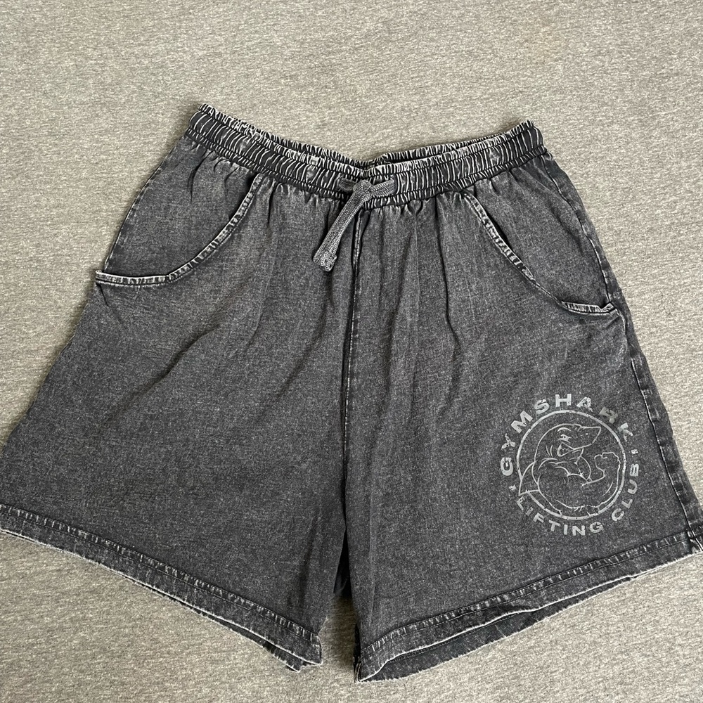 Washed out Black GymShark Shorts